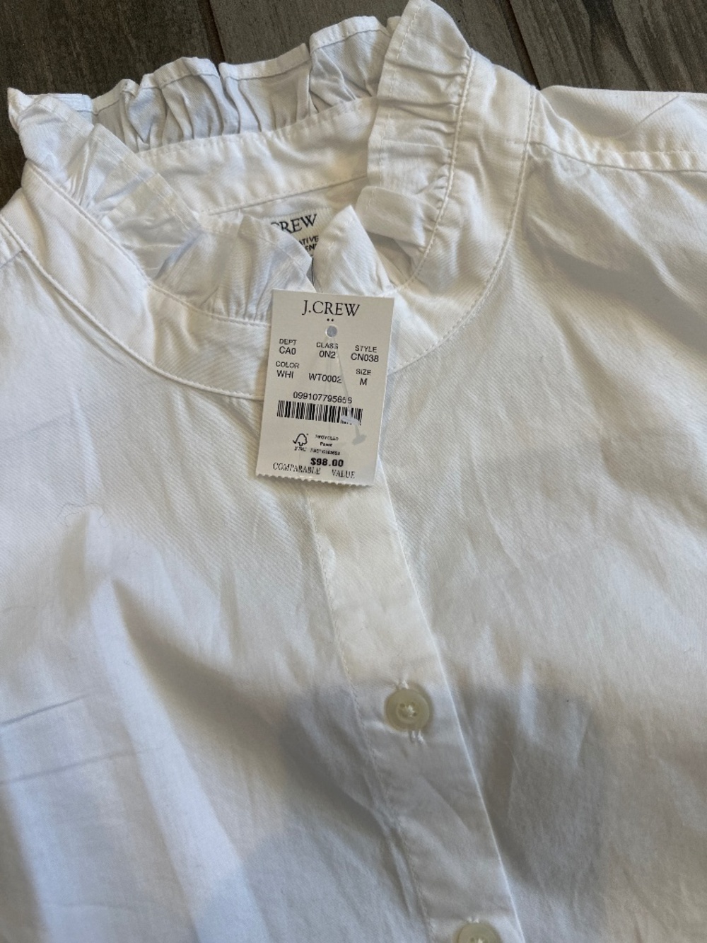 Women white work top